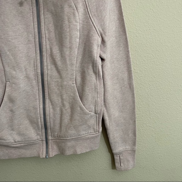 Lululemon Scuba Hoodie Light Cotton Fleece Full Zip Jacket Misty Pink 8 - Picture 10 of 14